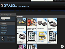 Tablet Screenshot of opalominerales.com